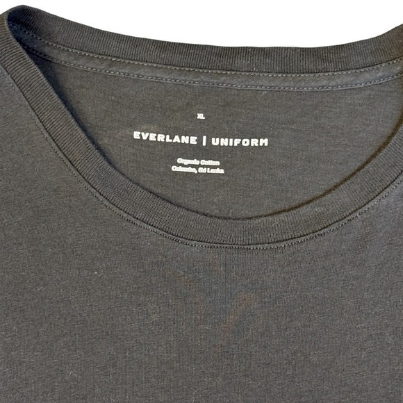 Everlane The Premium-Weight Crew Uniform Tshirt Black Size XL #1715 - Picture 5 of 8